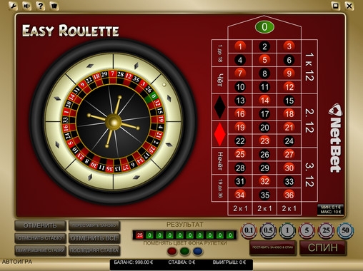 Easy Roulette (Легкая рулетка) из раздела Рулетка