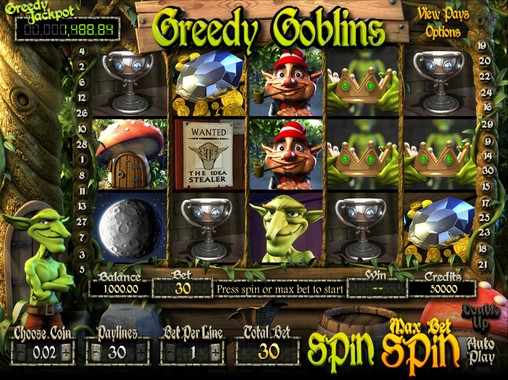 Greedy Goblins (Жадные гоблины) из раздела Игровые автоматы
