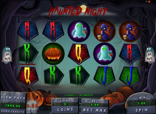 Haunted Night (Привидения в ночи) из раздела Игровые автоматы