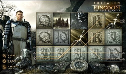 Forsaken Kingdom – The Path of Valor (Покинутое королевство – Доблестный путь) из раздела Игровые автоматы