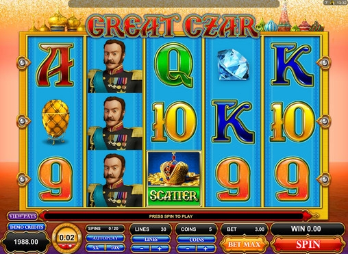 Great Czar (Великий царь) из раздела Игровые автоматы