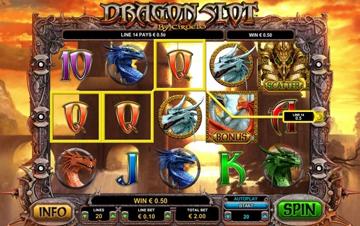Dragon Slot (Драконий слот) из раздела Игровые автоматы