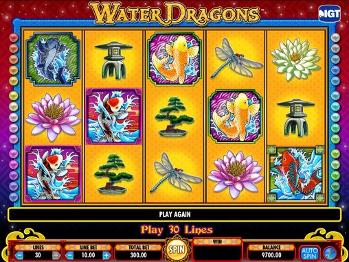 Water Dragons (Водяные драконы) из раздела Игровые автоматы