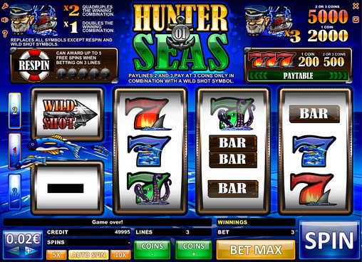Hunter of Seas (Морской охотник) из раздела Игровые автоматы