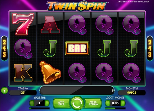 Twin Spin (Двойной спин) из раздела Игровые автоматы