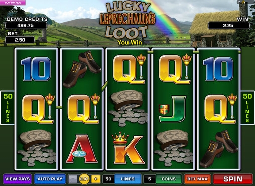 Lucky Leprechaun’s Loot (Добыча везучего лепрекона) из раздела Игровые автоматы