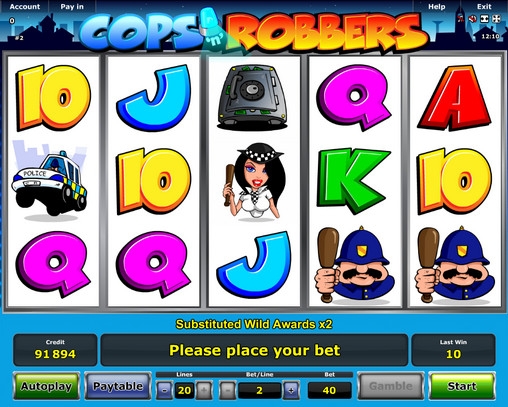 Cops ‘n’ Robbers (Копы и грабители) из раздела Игровые автоматы