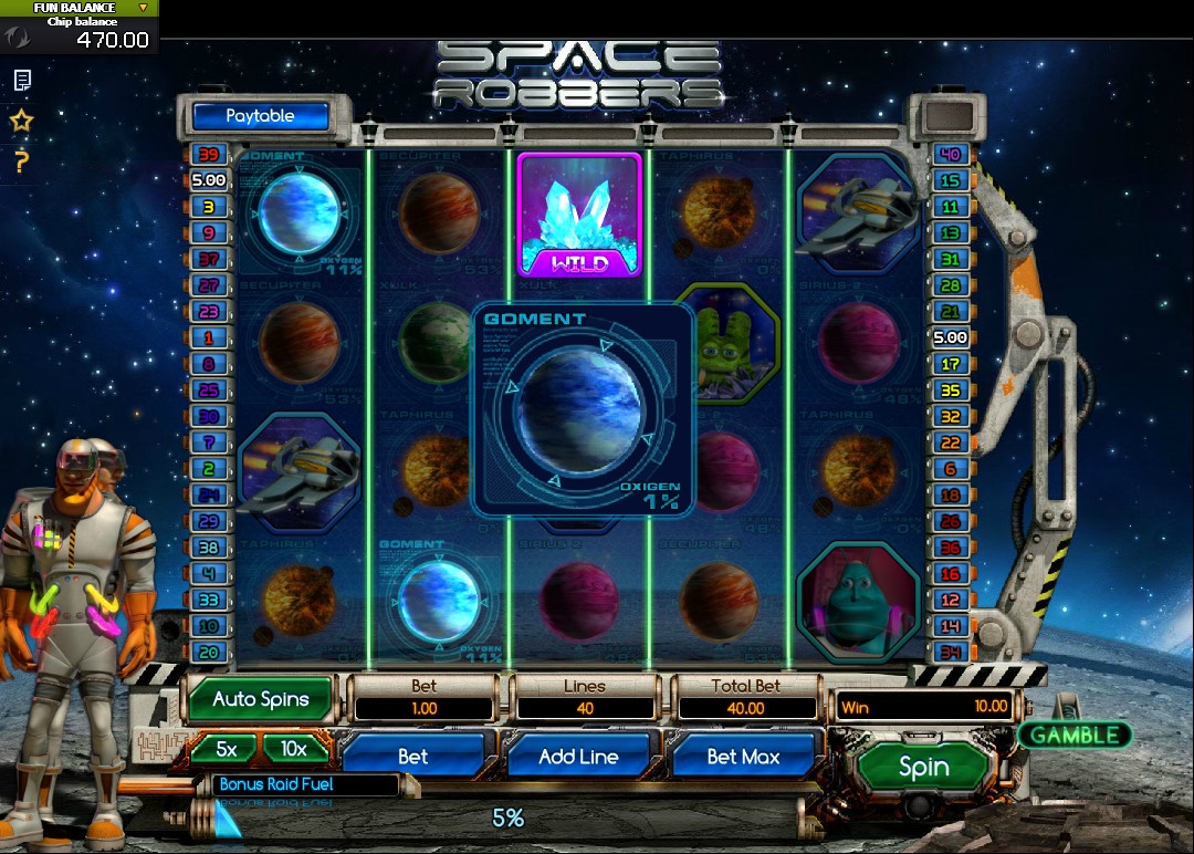 Space Robbers (Космические грабители) из раздела Игровые автоматы