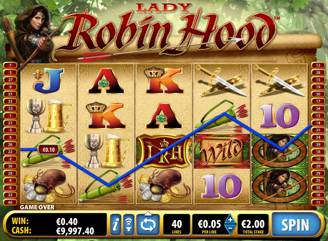 Lady Robin Hood (Леди Робин Гуд) из раздела Игровые автоматы