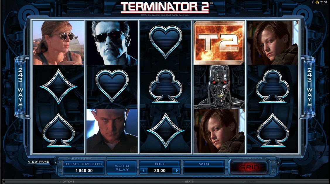 Terminator 2 (Терминатор 2) из раздела Игровые автоматы