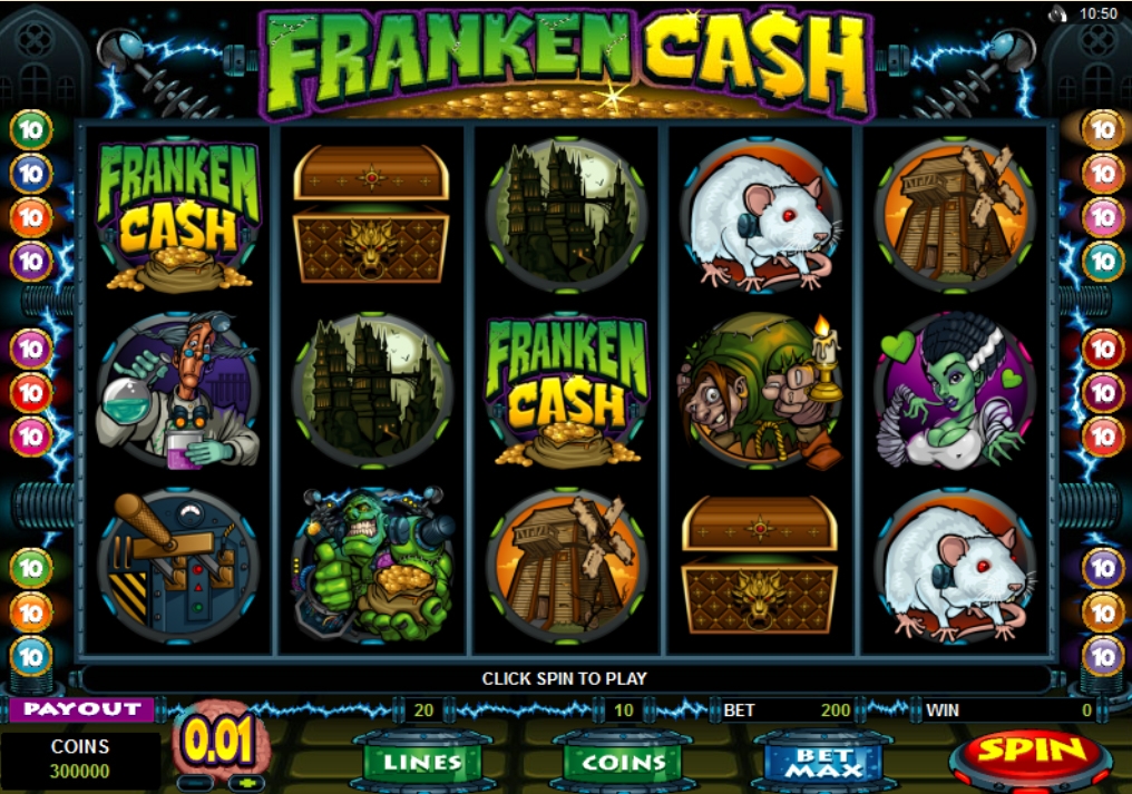 Franken Cash (Наличные Франкина) из раздела Игровые автоматы