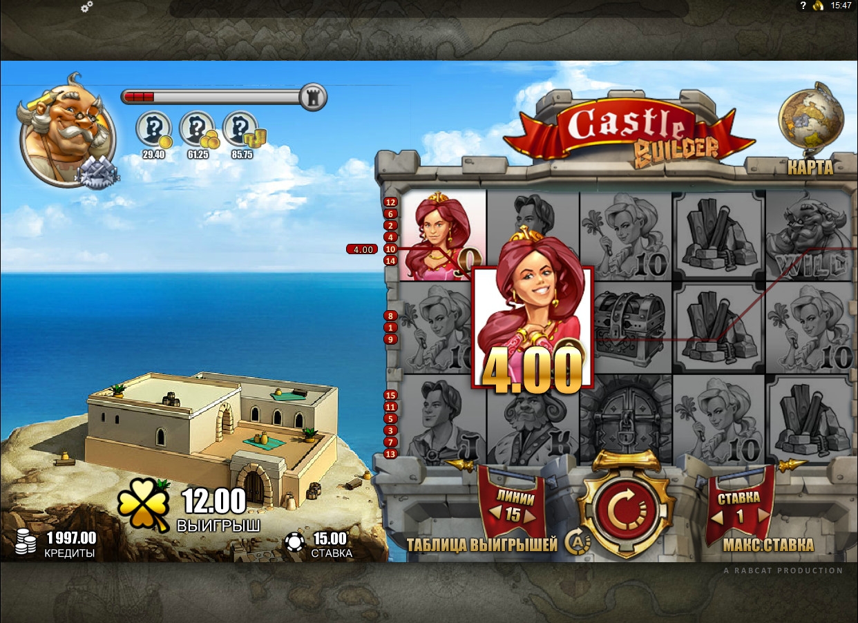 Castle Builder (Строитель замков) из раздела Игровые автоматы