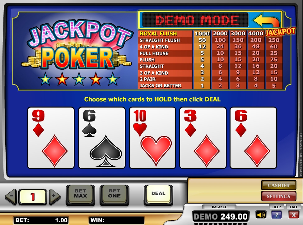 Jackpot Poker (Джекпот покер) из раздела Видео покер