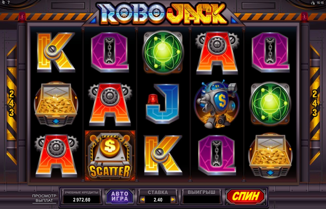 RoboJack (РобоДжек) из раздела Игровые автоматы