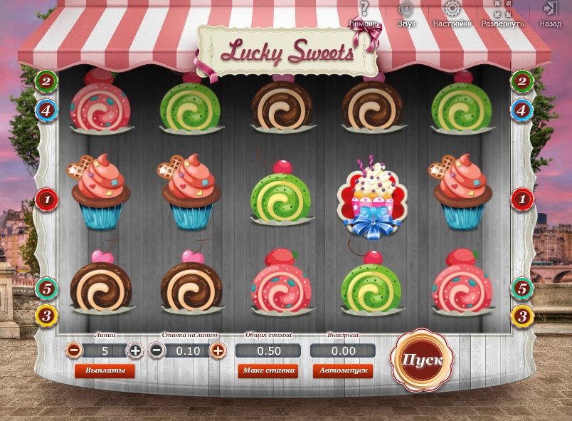 Lucky Sweets (Счастливые сладости) из раздела Игровые автоматы