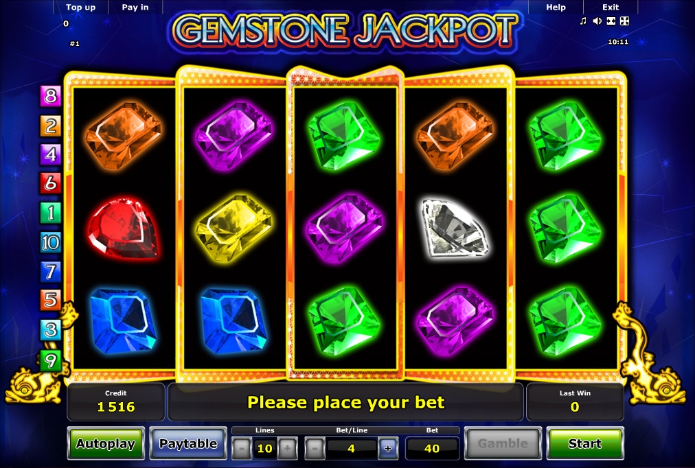 Gemstone Jackpot (Драгоценный джекпот) из раздела Игровые автоматы