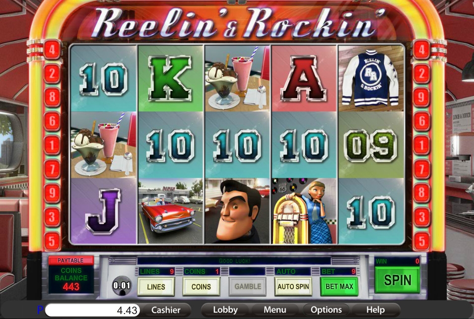 Reelin’ & Rockin’ (Тусим и зажигаем) из раздела Игровые автоматы