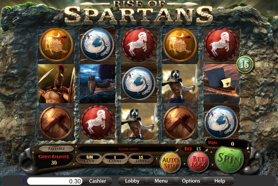 Rise of Spartans (Восстание спартанцев) из раздела Игровые автоматы