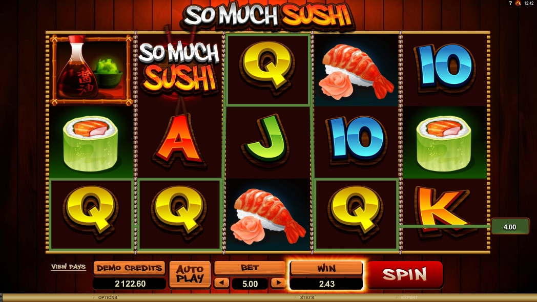 So Much Sushi (Так много суши) из раздела Игровые автоматы