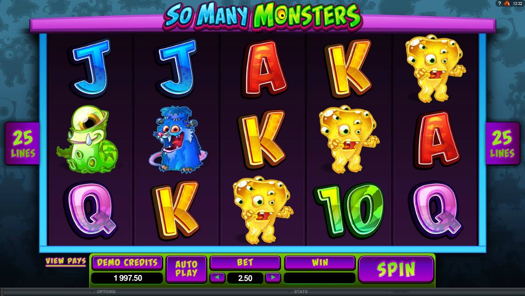 So Many Monsters (Так много монстров) из раздела Игровые автоматы