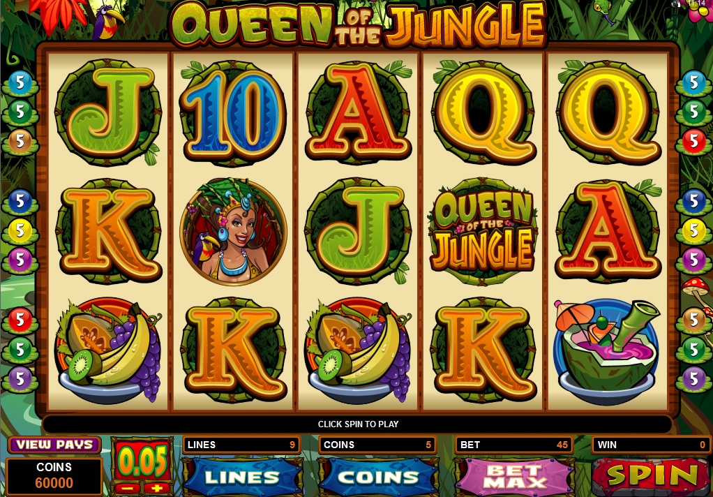Queen of the Jungle (Королева джунглей) из раздела Игровые автоматы
