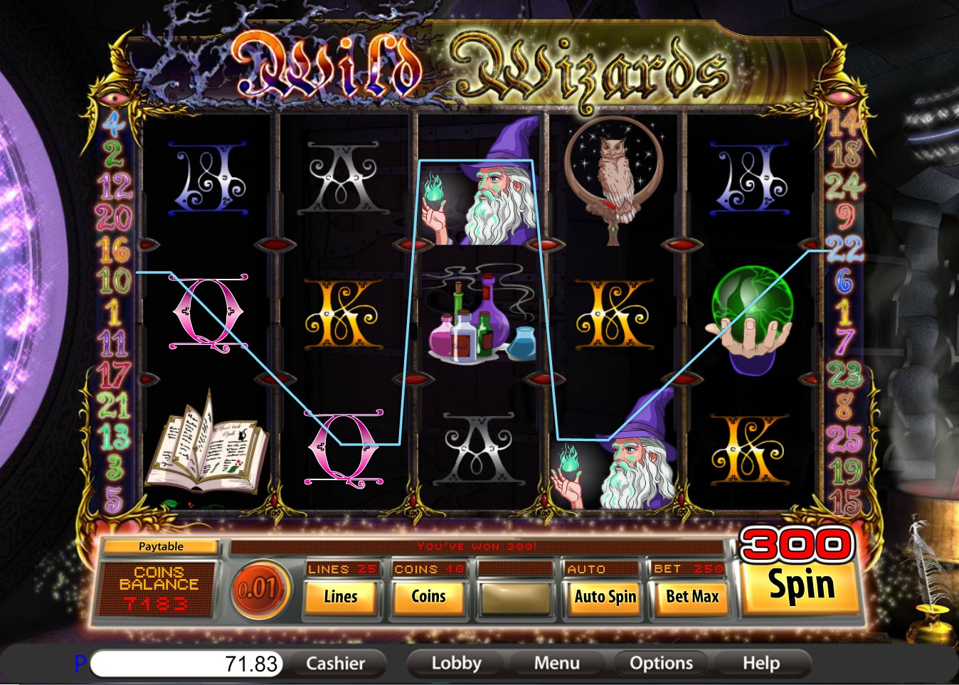 Wild Wizards (Безумные волшебники) из раздела Игровые автоматы