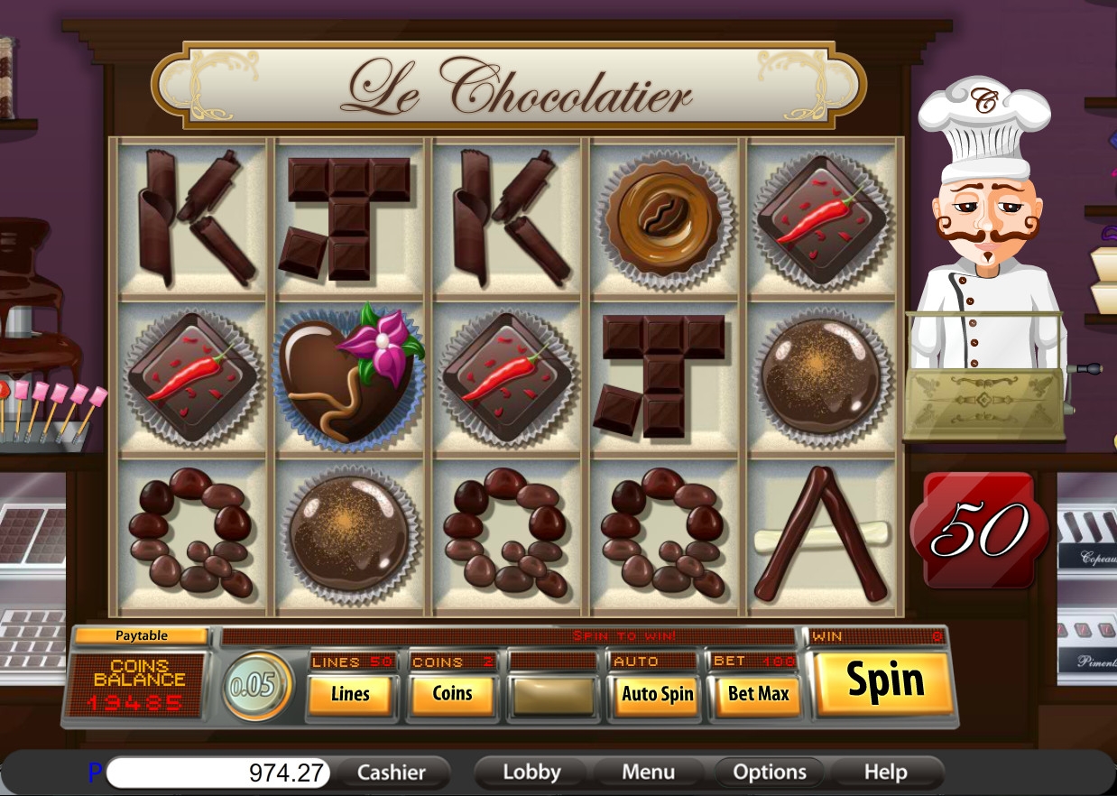 Le Chocolatier (Шоколатье) из раздела Игровые автоматы