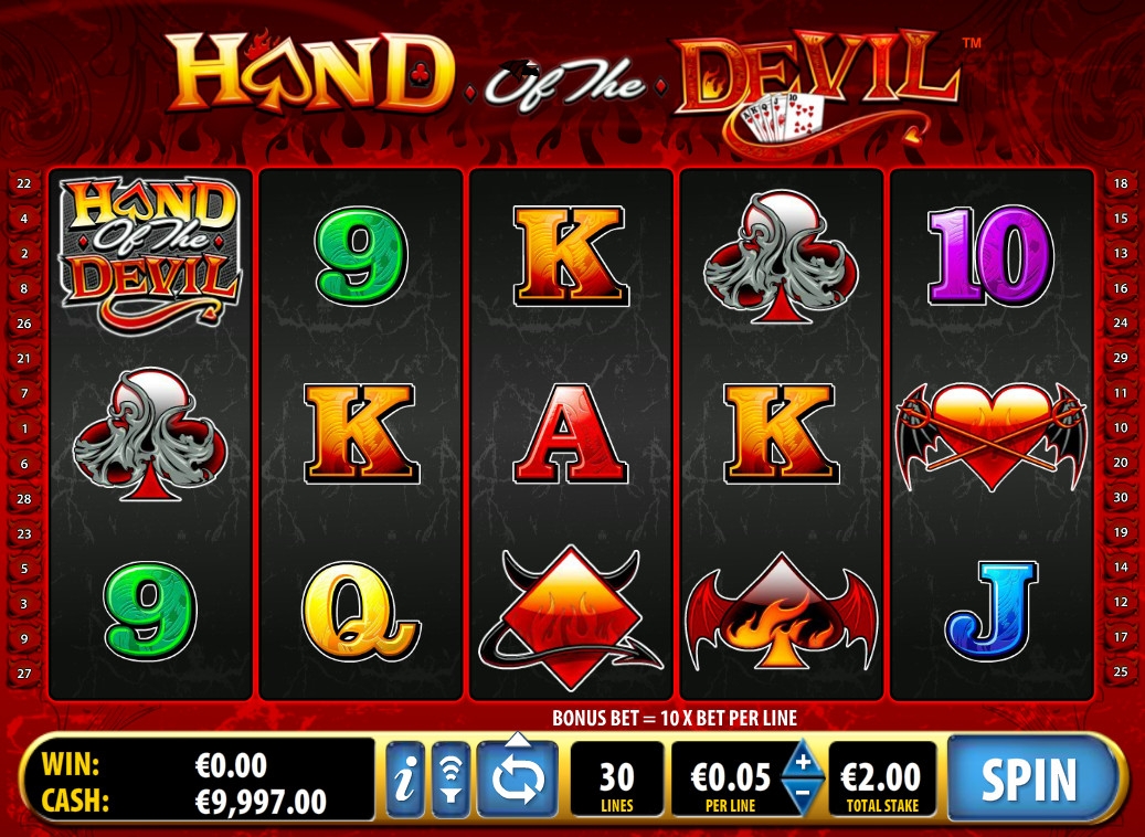 Hand of the Devil (Рука дьявола) из раздела Игровые автоматы