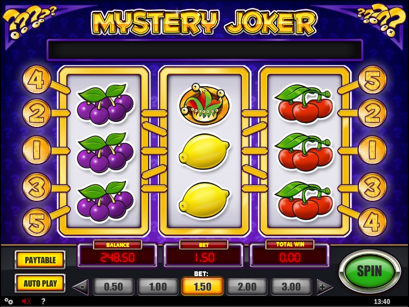 Mystery Joker (Таинственный джокер) из раздела Игровые автоматы