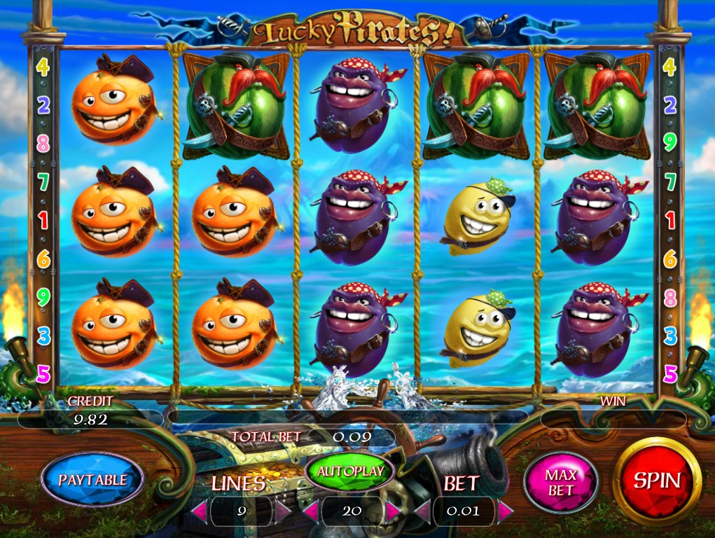 Lucky Pirates (Везучие пираты) из раздела Игровые автоматы