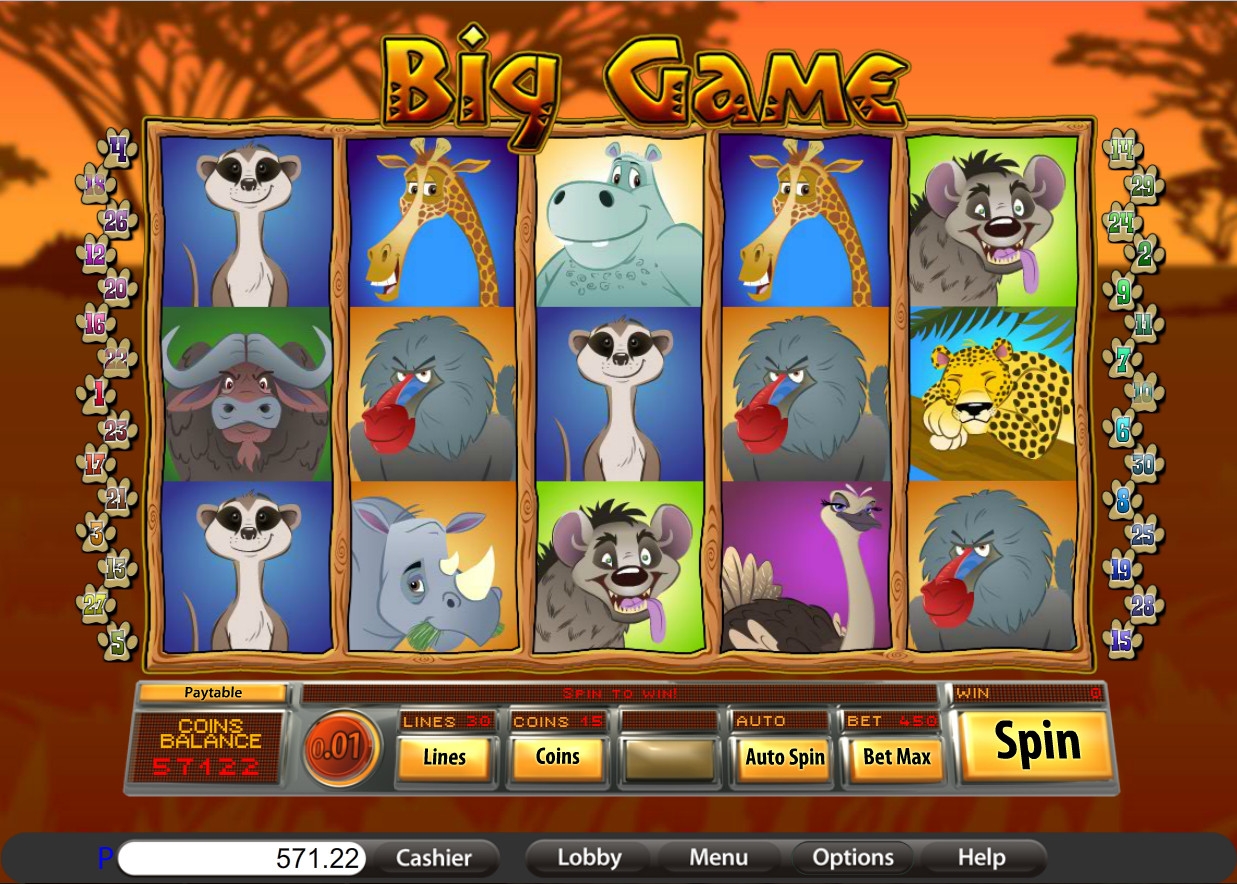 Big Game (Крупная дичь) из раздела Игровые автоматы