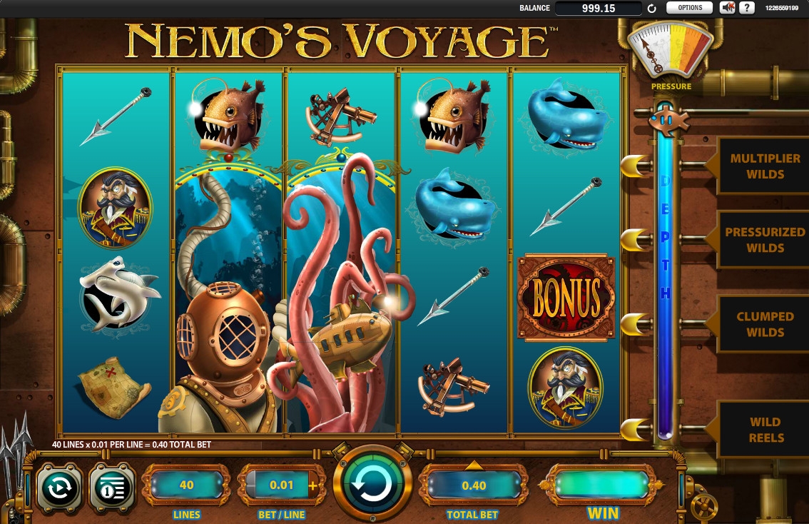 Nemo’s Voyage (Путешествие Немо) из раздела Игровые автоматы