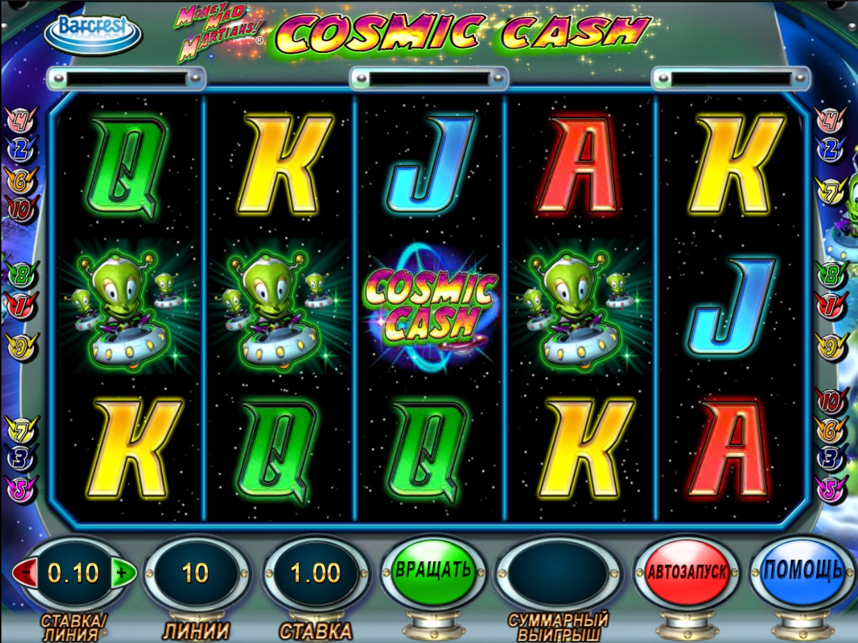 Cosmic Cash  (Наличка в космосе ) из раздела Игровые автоматы