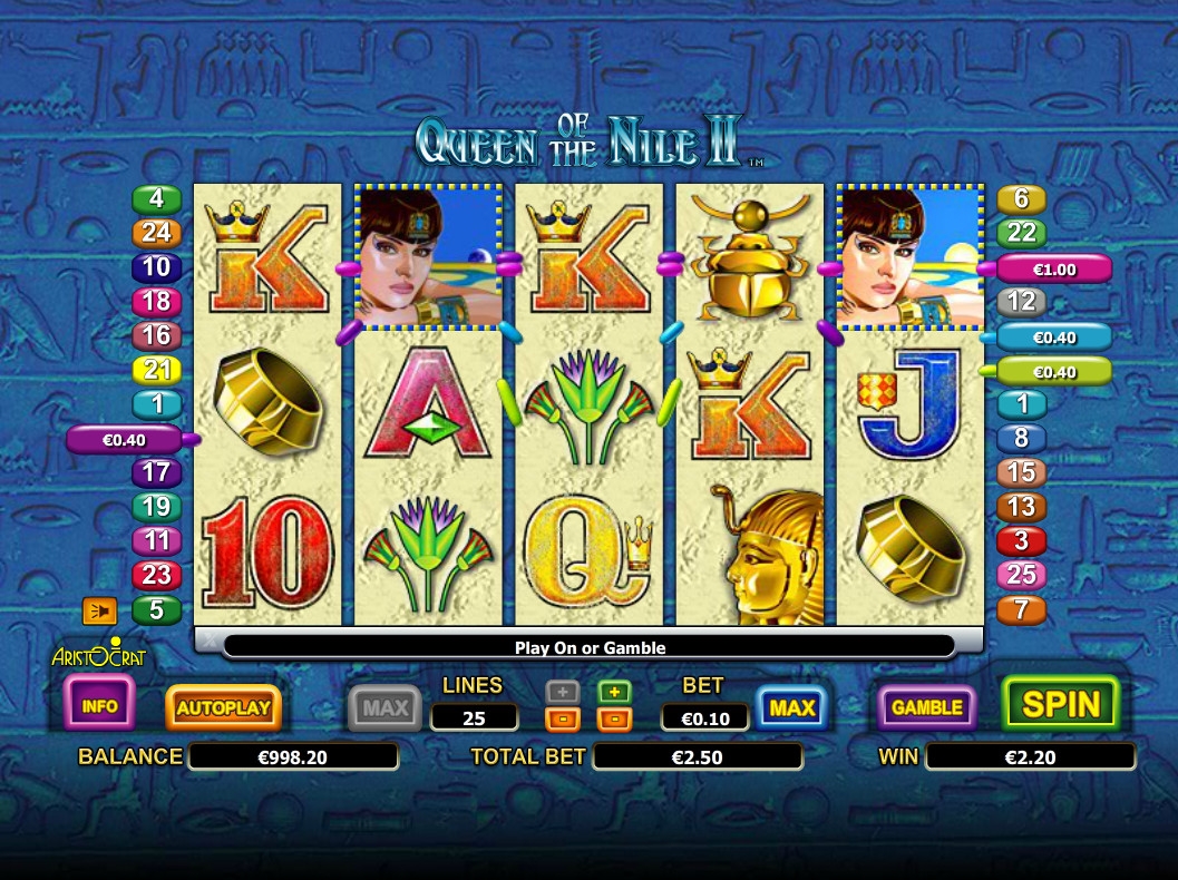 Queen of the Nile II (Королева Нила 2) из раздела Игровые автоматы