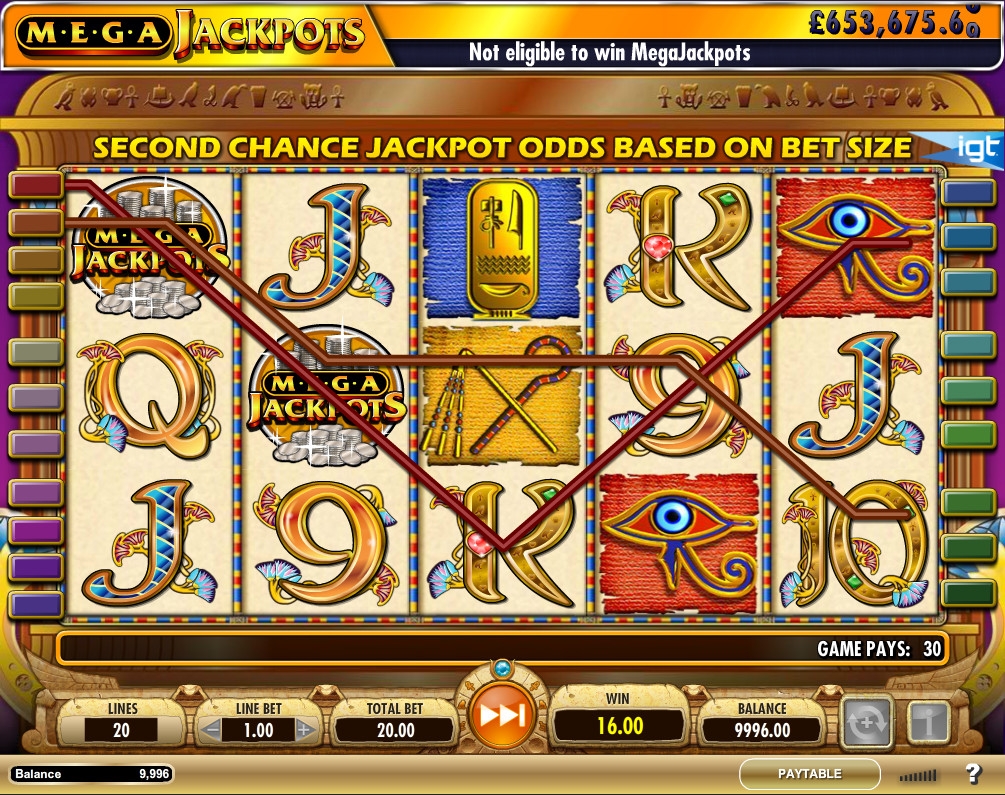 Cleopatra – Mega Jackpots (Клеопатра – Мега-джекпоты) из раздела Игровые автоматы