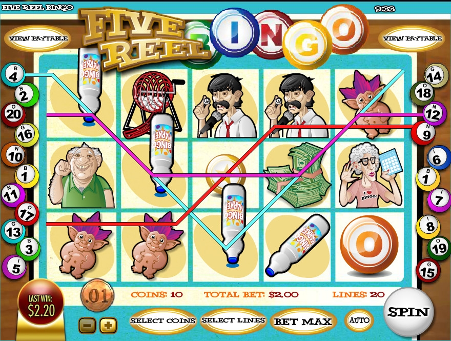 Five Reel Bingo (Бинго на пяти барабанах) из раздела Игровые автоматы