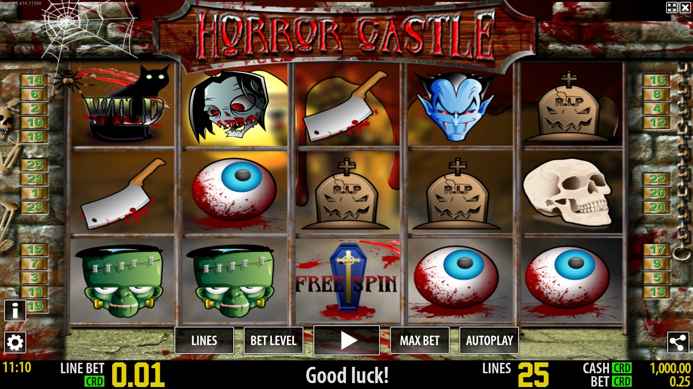 Horror Castle (Замок ужасов) из раздела Игровые автоматы