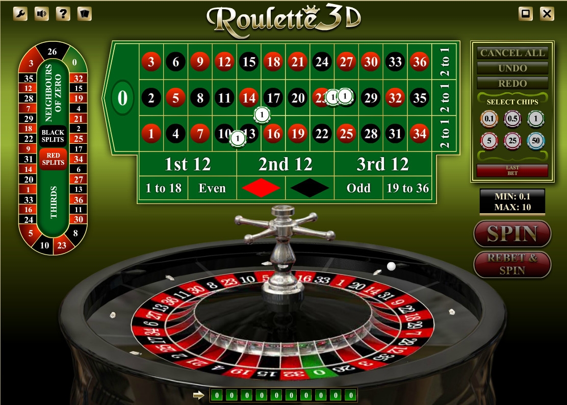 Roulette 3D (Рулетка 3D) из раздела Рулетка