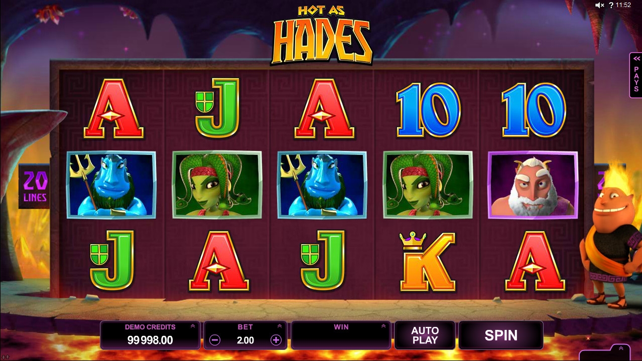 Hot as Hades (Жаркий, как Аид) из раздела Игровые автоматы