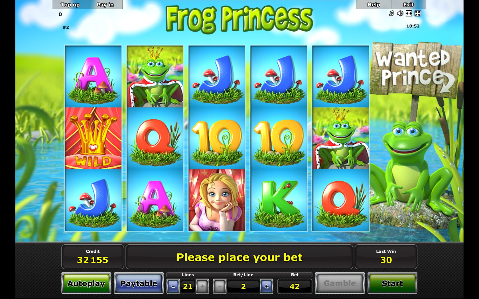 Frog Princess (Царевна-лягушка) из раздела Игровые автоматы