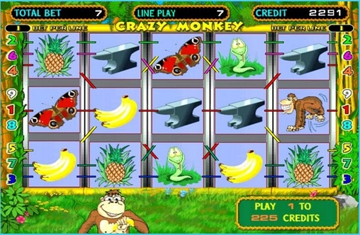 Crazy Monkey  (Обезьянки) из раздела Игровые автоматы