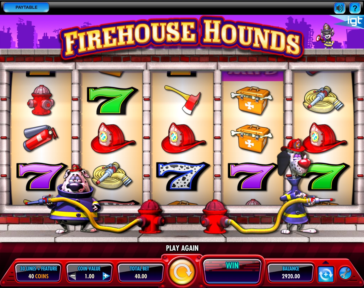 Firehouse Hounds (Гончие из пожарной части) из раздела Игровые автоматы