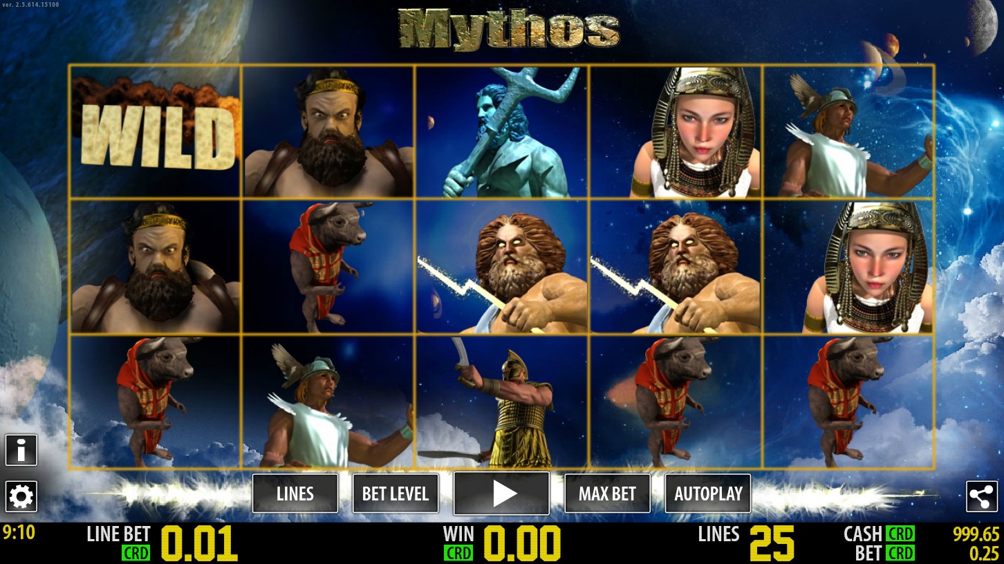 Mythos (Мифология) из раздела Игровые автоматы