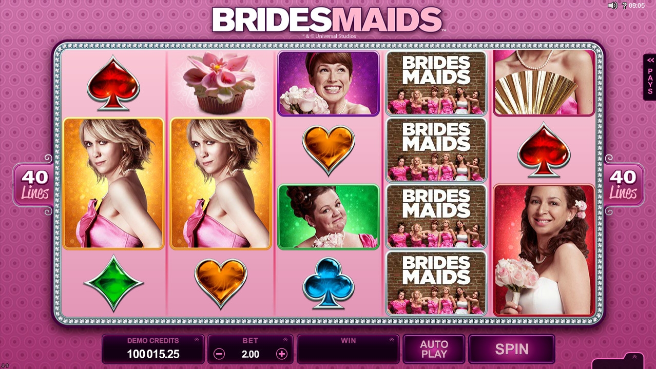 Bridesmaids (Девичник в Вегасе) из раздела Игровые автоматы