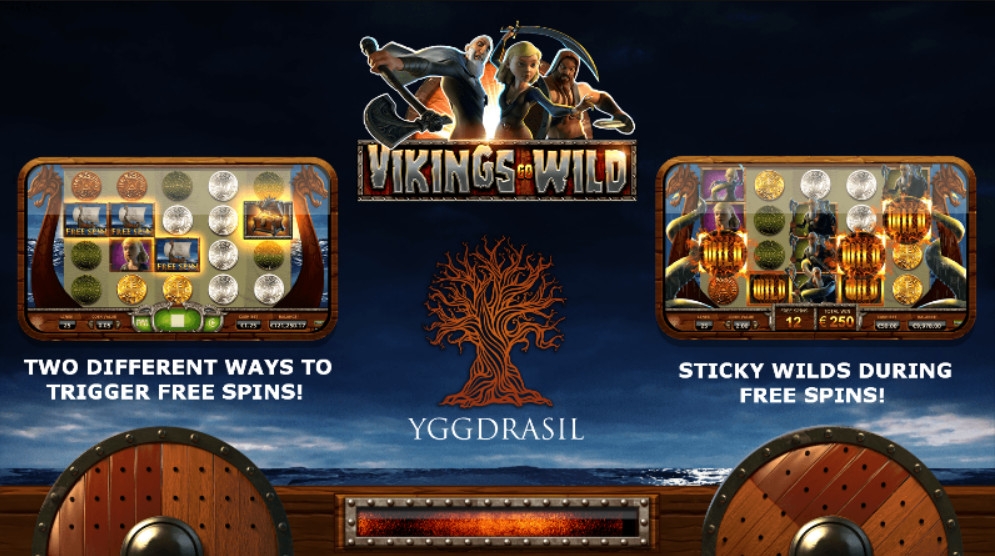 Vikings Go Wild (Обезумевшие викинги) из раздела Игровые автоматы