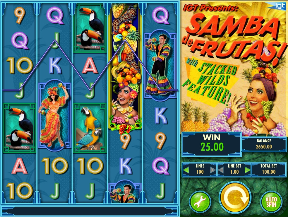 Samba de Frutas! (Фруктовая самба) из раздела Игровые автоматы