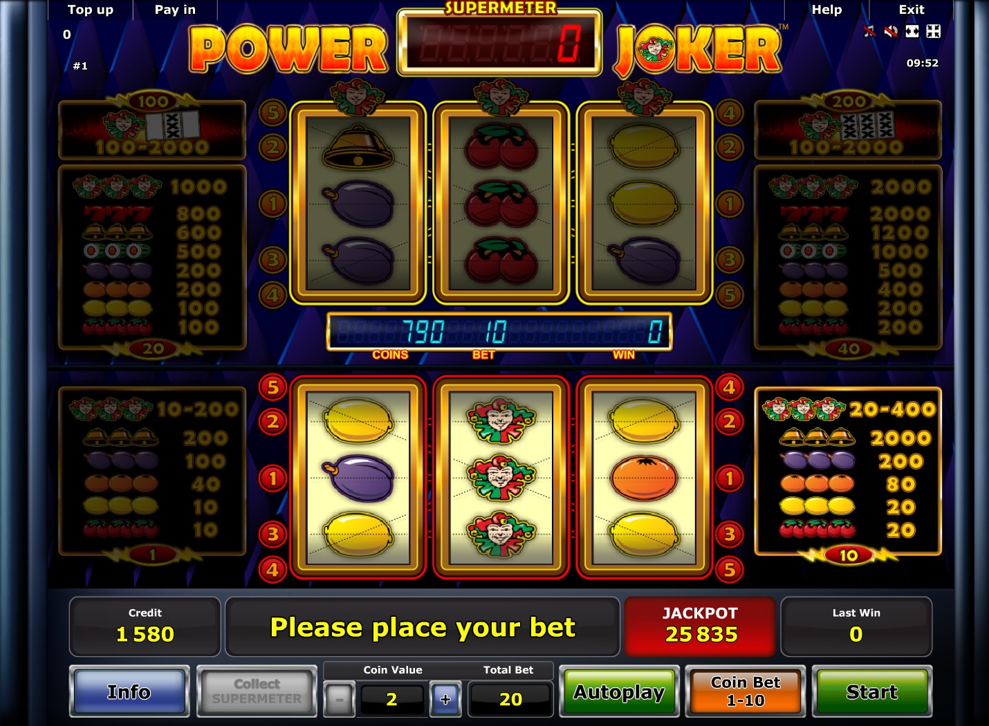 Power Joker (Мощный джокер) из раздела Игровые автоматы
