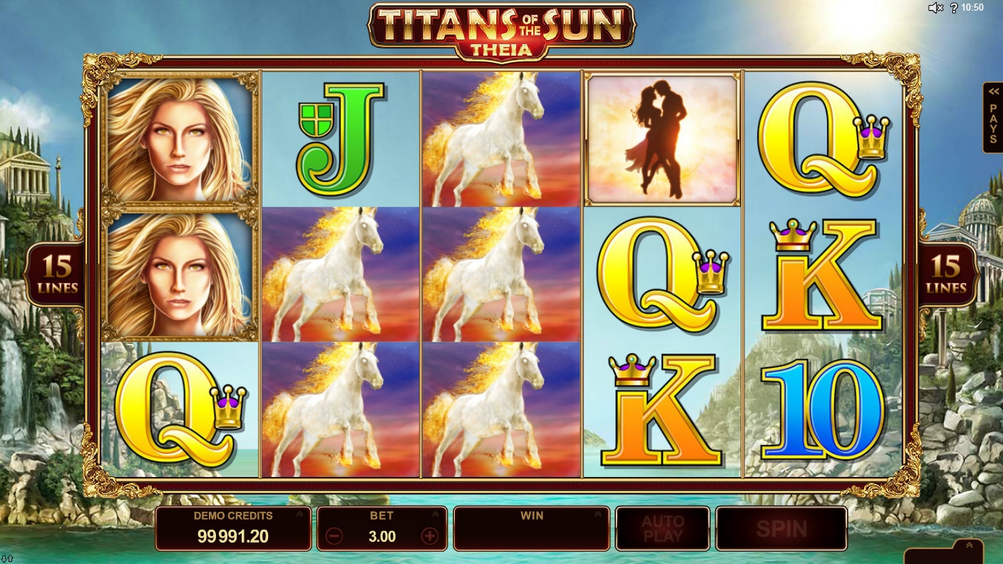Titans of the Sun – Theia (Титаны солнца – Тея) из раздела Игровые автоматы