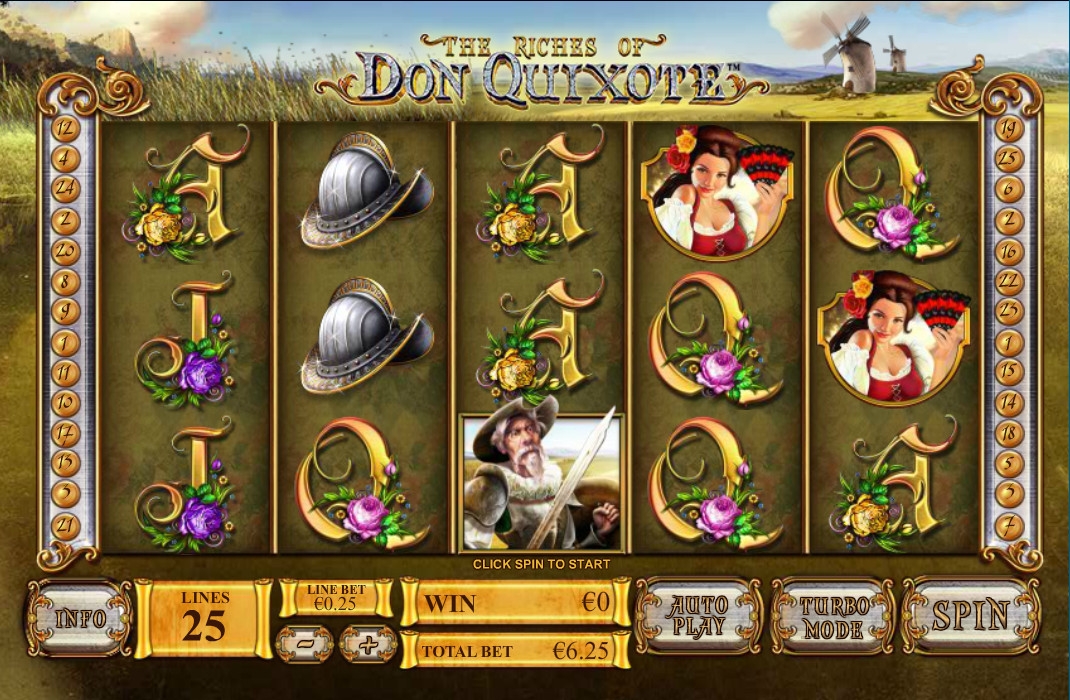 The Riches of Don Quixote (Богатства Дона Кихота) из раздела Игровые автоматы