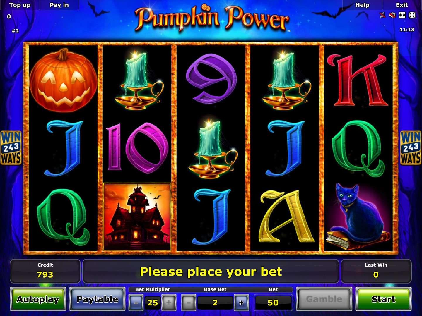 Pumpkin Power (Сила тыквы) из раздела Игровые автоматы